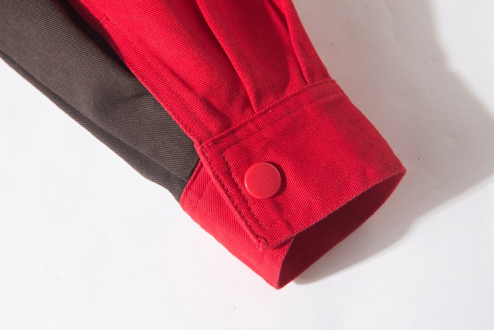 全棉春秋工作服細(xì)節(jié)展示